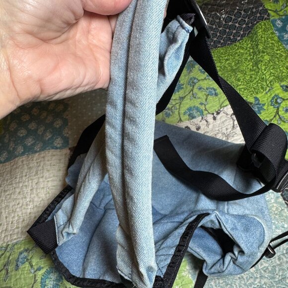 Denim Pet Pocket Carrier - Picture 7 of 9